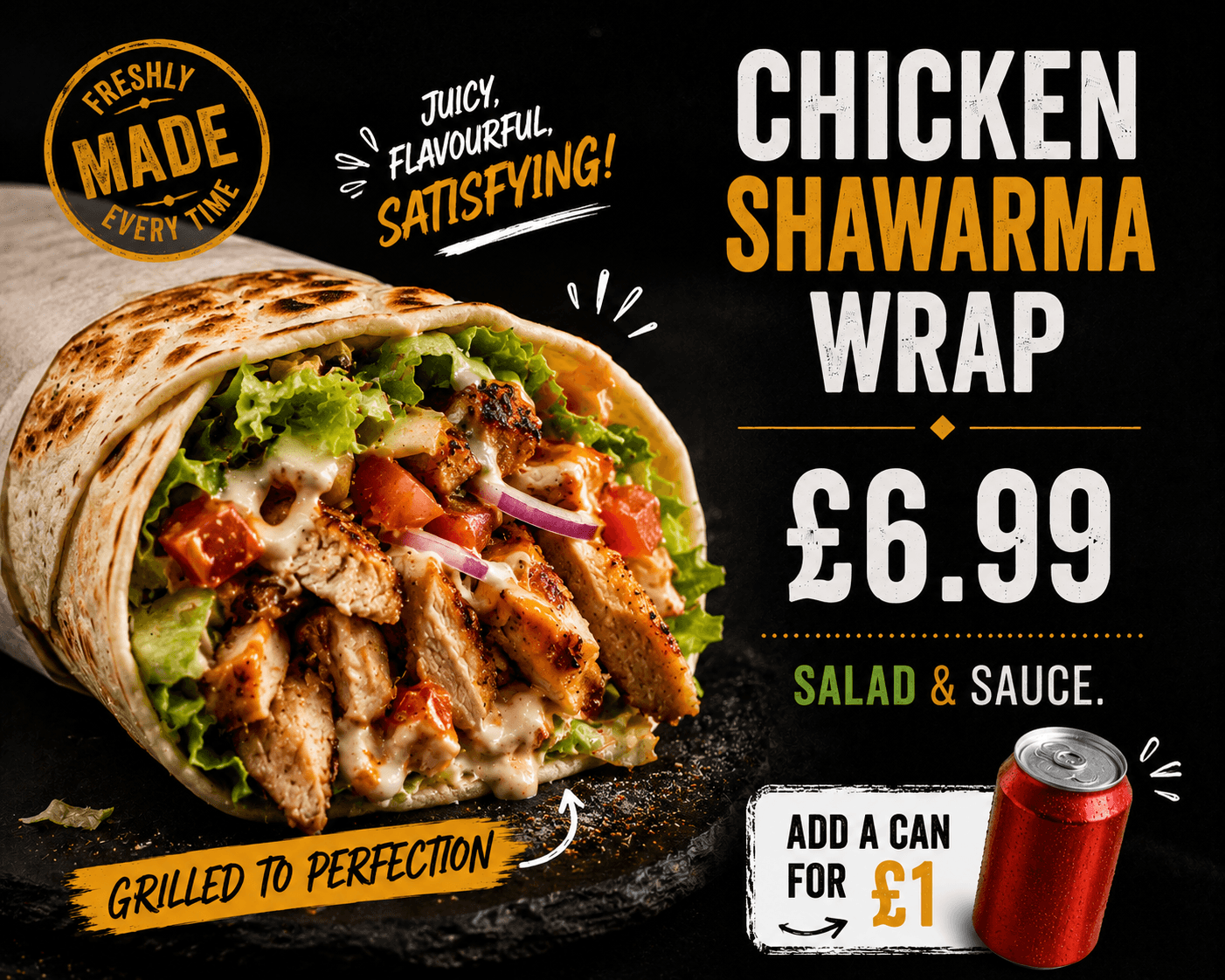 Chicken Shawarma Wrap