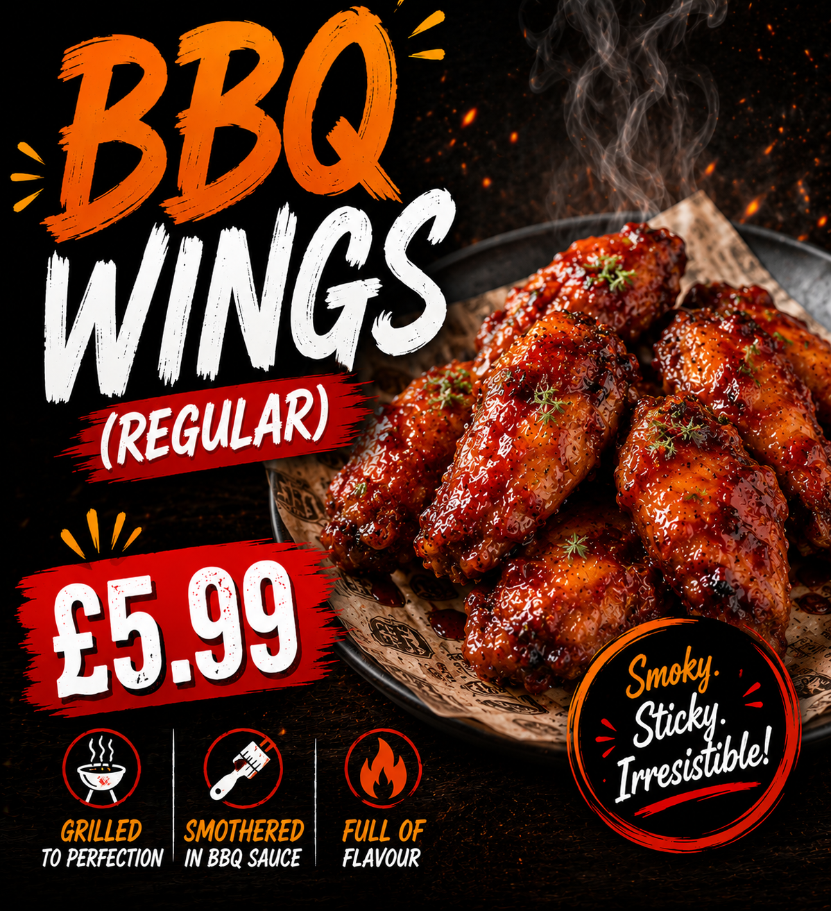 BBQ Wings (Regular)