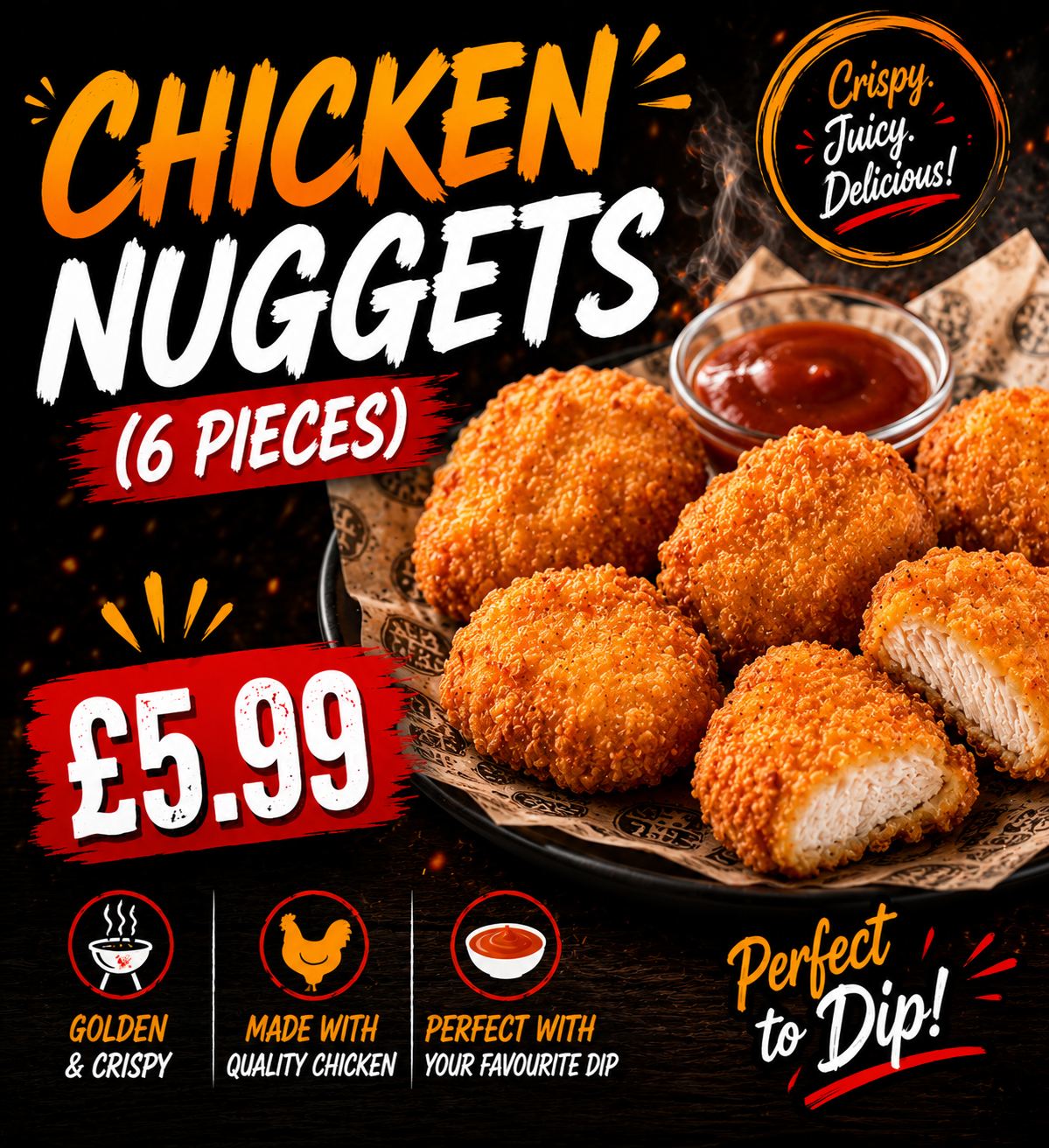 Chicken Nuggets (6 pieces)