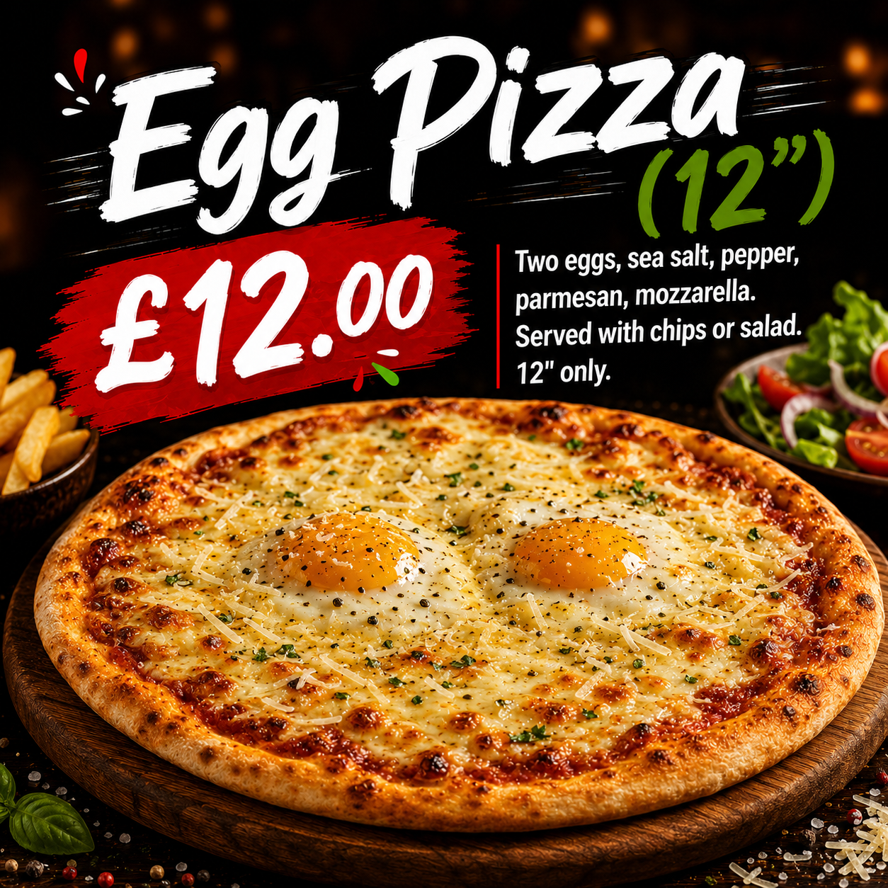 Egg Pizza (12")