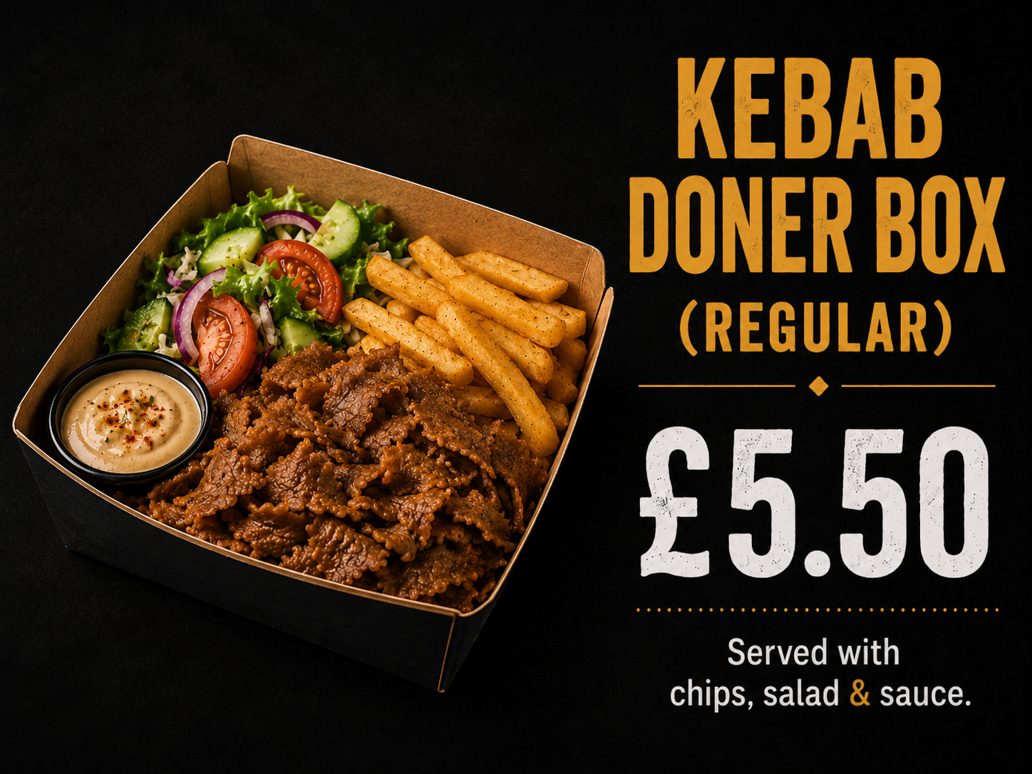 Kebab Doner Box (Regular)