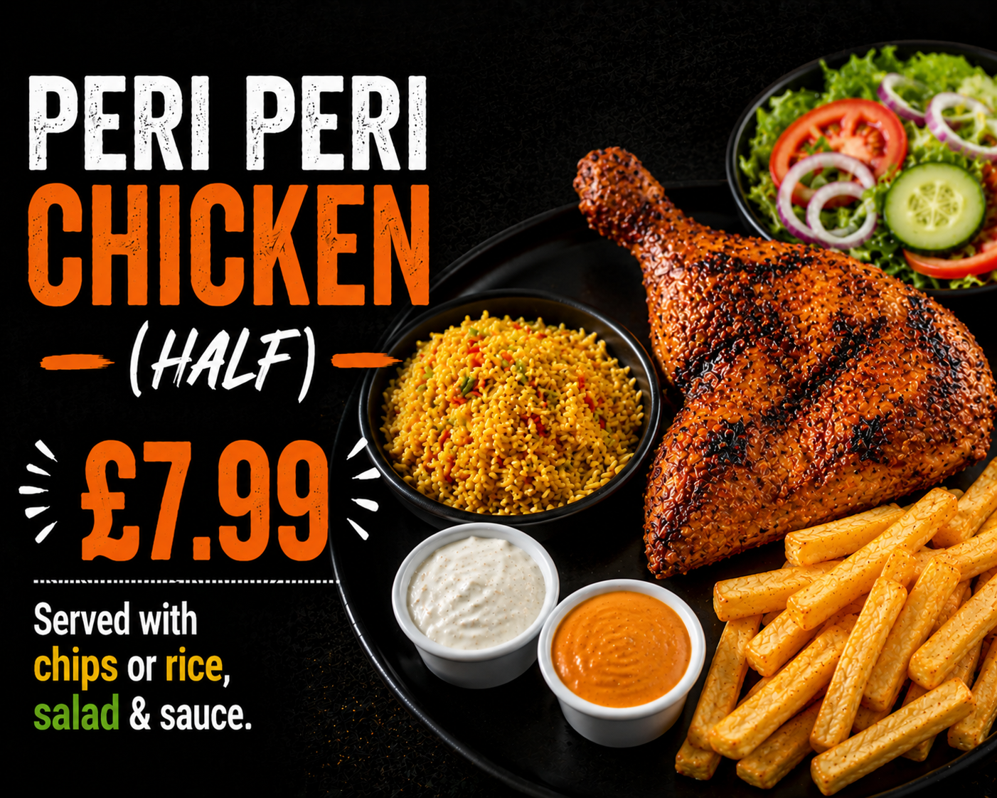 Peri Peri Chicken (Half)