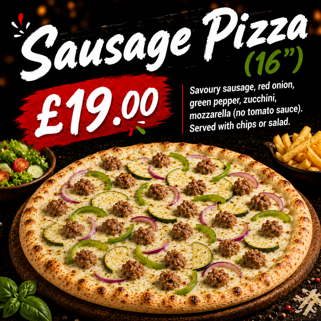 Sausage Pizza (16")